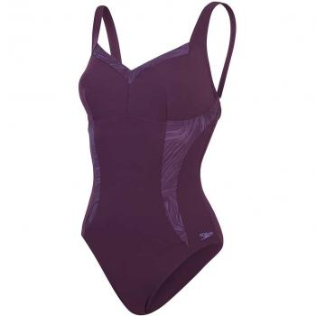 Bañador Moldeador Estampado LunaElustre Speedo para Mujer