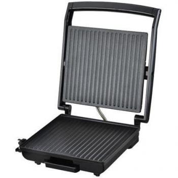 Muvip Sandwichera Grill 1800W - Apertura hasta 105º - Placa Superior Basculante - Asa Tacto Frío