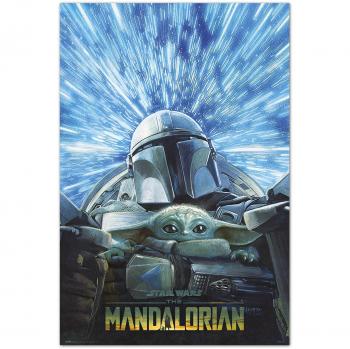 Póster The Mandalorian Hyperspace Star Wars - Erik