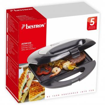 Bestron ASw430 - Grill sandwichera eléctrica