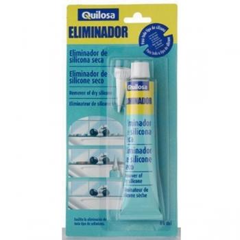 Quilosa Eliminador de Silicona Seca, Tubo 85ml, Caja de 12 Unidades