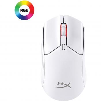 HyperX Pulsefire Haste 2 Mini Ratón Gaming Inalámbrico 26000 DPI Blanco