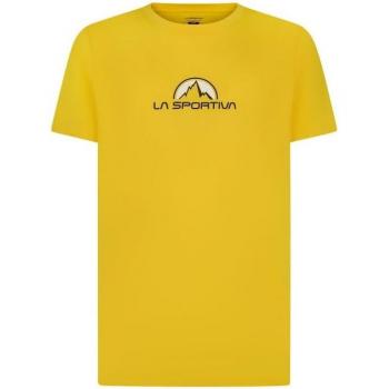Camiseta de escalada de hombre La Sportiva Brand Tee amarilla