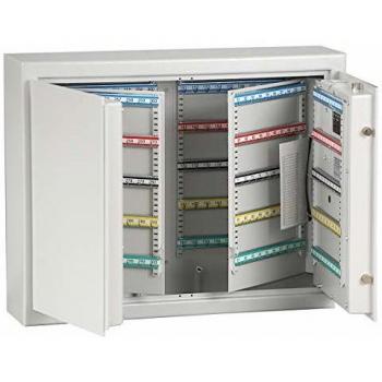 Caja de caudales para llaves ajustable gris con 400 ganchos - 636 x 812 x 200 mm
