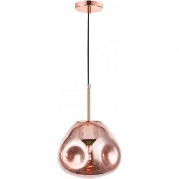 Plafón Nina 1 bombilla Cobre Impex Lighting - Impex Nina 1 cobre medio claro