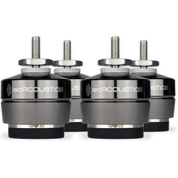 IsoAcoustics Gaia Series - Pies de Aislamiento para Altavoces y subwoofers