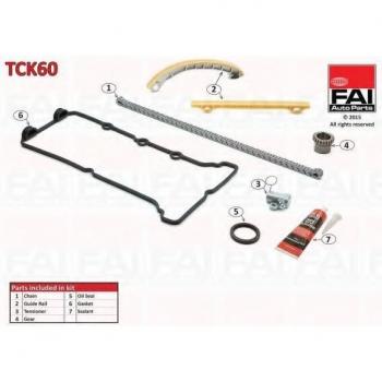 Kit de cadena de distribución FAI AutoParts TCK60