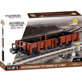 COBI Tren Carga Tipo OMMR 32 Linz - Juguete de Construcción 1:35, 584 Piezas