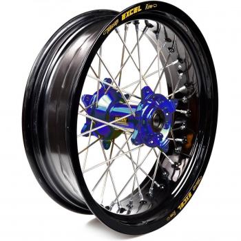 HAAN WHEELS - 61647 : Rueda completa Haan Wheels aro negro 17-4,25 buje azul 1 106007/3/5