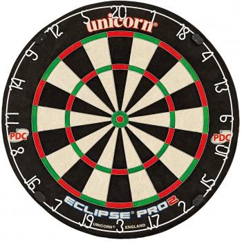 Unicorn Upl Eclipse Pro2 estándar PDC Endorsed cerdas, Negro