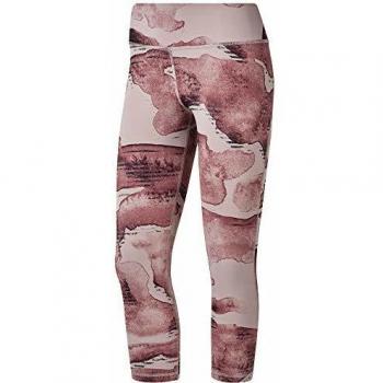 Reebok Y Lux Bold 3/4Tight-Camo Mallas, Mujer, Shell Pink f17-R, M