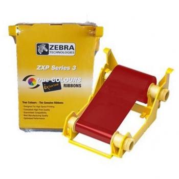 Cinta de transferencia térmica Zebra 800033802 roja para impresora, compatible con impresoras Zebra, alta calidad de impresión, duradera y resistente al desgaste