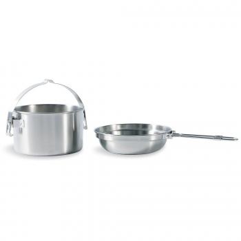 Tatonka 4L Stainless Steel Kettle - Compact and Versatile Camping Cookware