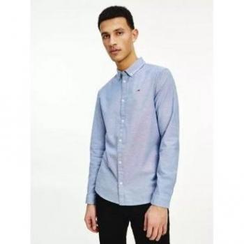 Tommy Jeans Camisa De Manga Larga Slim Stretch Oxford
