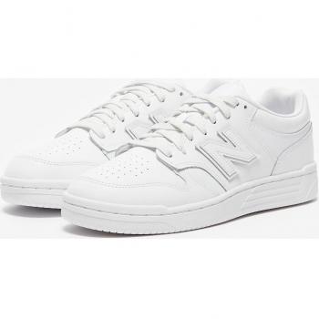 New Balance 480 Men's Lace-Up Sneakers - White - Size: 8
