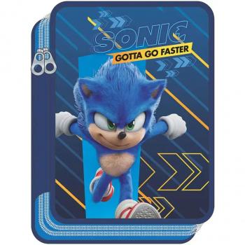 Plumier Sonic 2 Doble SEGA