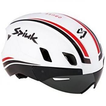 Spiuk Obuss Casco, Adultos Unisex, Blanco/Negro,