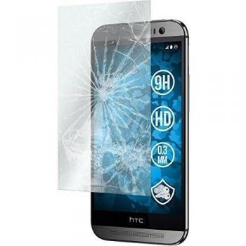 2 x HTC One M8 Película protectora de vidrio templado claro - Películas Protectoras
