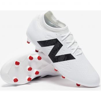 New Balance Tekela V4+ Magique FG Artificial Turf Soccer Shoes - White/Black/Red