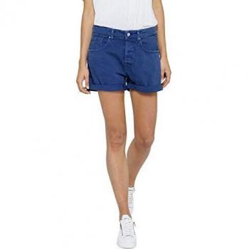 REPLAY Wa611 .000.8005298 Pantalones Cortos, Azul