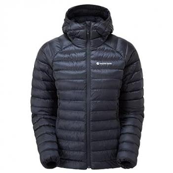 Montane Women's Eclipse Blue Anti-Freeze Hooded Down Jacket Size 14