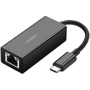 Adaptador USB-C a RJ45 Gigabit Ethernet UGREEN (negro)
