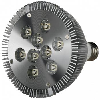 LAMPARA LED PAR-38 9x3W B.CALIDO