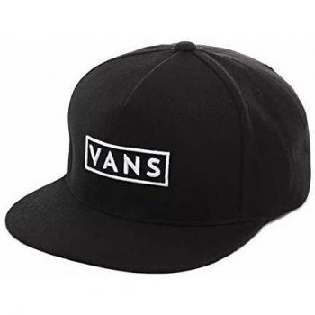 Vans Easy Box Black Snapback Cap for Men, One Size