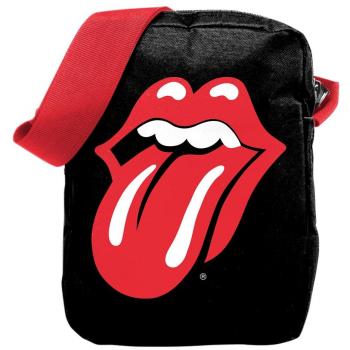 Bandolera Classic Tongue The Rolling Stones - Dimensiones: 16 x 21 x 5,5 cm, diseño icónico de lengua, material resistente, correa ajustable