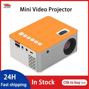 Proyector de vídeo portátil para cine en casa, compatible con teléfono móvil, lámpara LED
