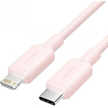 Cable Lightning Vention 2 m Niquelado Rosa 27W 3A Multicolor