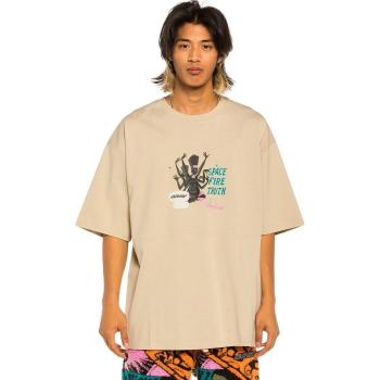 Grimey Space Lady Heavyweight Beige T-Shirt for Men