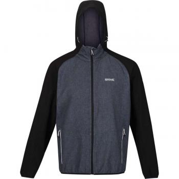 Regatta Arec III Men's Water-Repellent Softshell Jacket - Ash Marl/Black, Size: 3XL