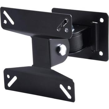 Soporte de montaje en pared Plsama Ultra Slim con inclinación y giro para TV de 14-24 pulgadas VESA 50-400mm (10° de inclinación y giro)