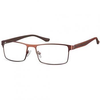 Rectangle Montuta Completa Metálico Marrones Armazones para Hombre - SmartBuy Collection