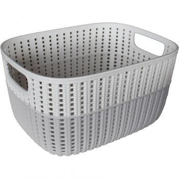 Cesto de Almacenamiento Stine 15 Litros Gris Cósmico keeeper