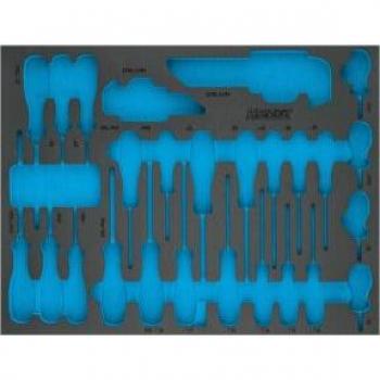 Cubeta de espuma suave de 2 componentes HAZET 163-526L - Dimensiones: 519 mm x 392 mm