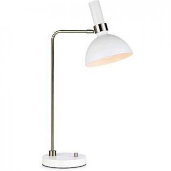 Lámpara de mesa LARRY de acero blanco 1 luz E27 60W IP20