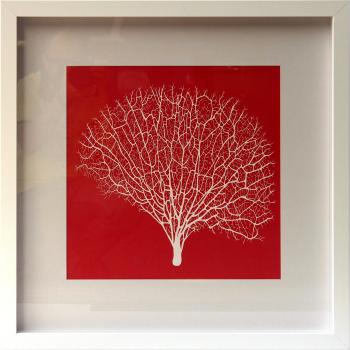 Dósfer 94813 - Cuadro decorativo, Corales Pop, 63 x 63 cm
