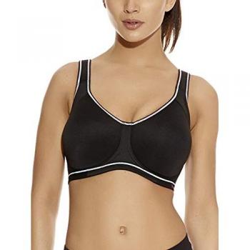 Freya Active Sonic Underwired Moulded Sports Bra - Black - Size 32FF / H Cup