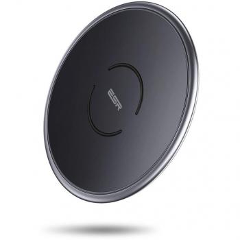Cargador Inalámbrico, ESR Qi Cargador Inalámbrico [Carga rápida para Apple 7.5 W& Android 10W] [Garantía de por vida] para iPhone X/ iPhone 8/8 Plus, Galaxy S9/ S9 Plus/ S8/ Note 8/S7 Edge, Sin Adaptador AC-Negro