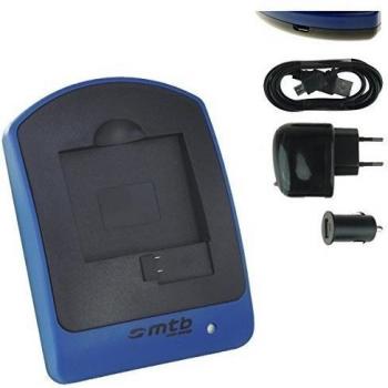 Cargador (USB/Coche/Corriente) para AEE Magicam S51, S60, S70. / Veho MUVI K2 / Nilox F-60 EVO (4K) / KitVision Edge HD30W