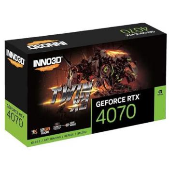 Tarjeta Gráfica Inno3D GeForce RTX 4070 Twin X2 12GB GDDR6