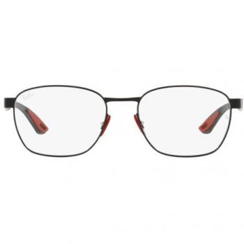 Ray-Ban RX6480M F009 Men's Black Prescription Eyeglasses Size 52 with Blue Light Block
