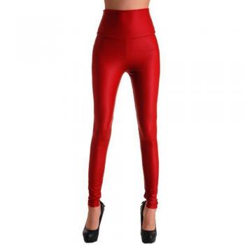MrHappyDeal Leggings imitación piel en una amplia selección de colores kirschrot S/36/38