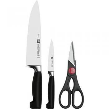 Set de 2 cuchillos + tijeras Zwilling Four Star