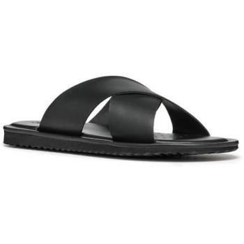 Sandalias Geox Erice Hombre Negro, deslizantes, tamaño 39 EU