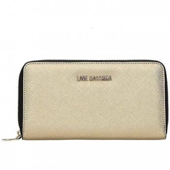 Portafoglio Donna Cerniera Semplice Grande | Love Moschino | JC5552PP06LQ0901-Oro