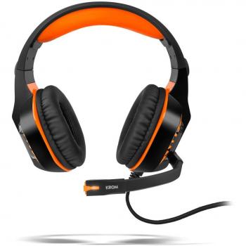 Krom Konor NXKROMKNR - Auriculares Gaming Ultimate 7.1 con Micrófono, Color Negro