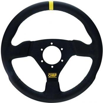 OMP-Volante Racing OMP 300 Negro Piel